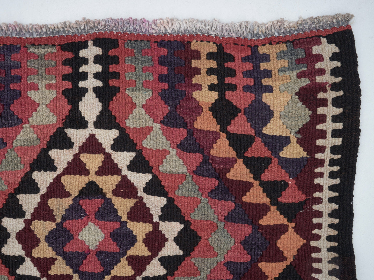 Turkish Runner, Vintage Runner, Handmade Runner Rug, Oushak Runner, Kilim Runner, Rug Runner, Anatolia Rug, Runner Rug 3x11, 11263