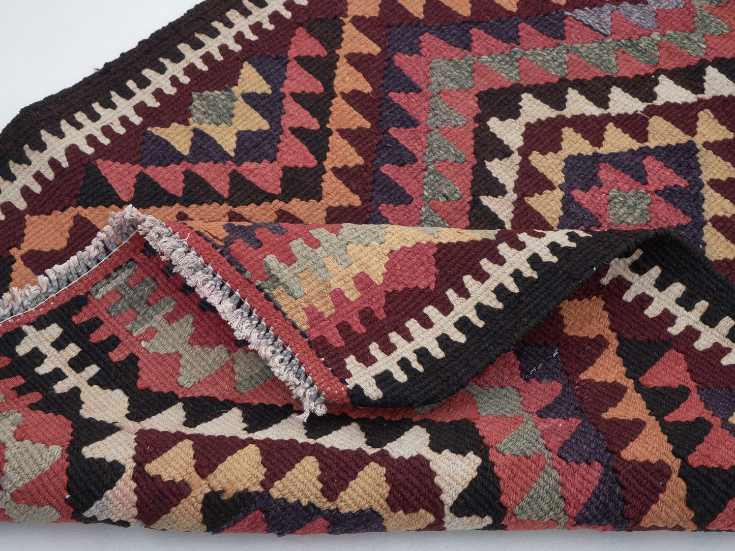 Turkish Runner, Vintage Runner, Handmade Runner Rug, Oushak Runner, Kilim Runner, Rug Runner, Anatolia Rug, Runner Rug 3x11, 11263