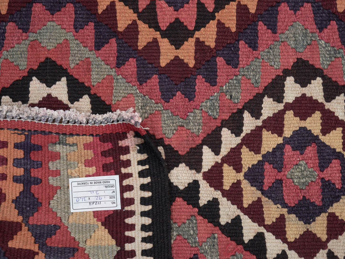 Turkish Runner, Vintage Runner, Handmade Runner Rug, Oushak Runner, Kilim Runner, Rug Runner, Anatolia Rug, Runner Rug 3x11, 11263