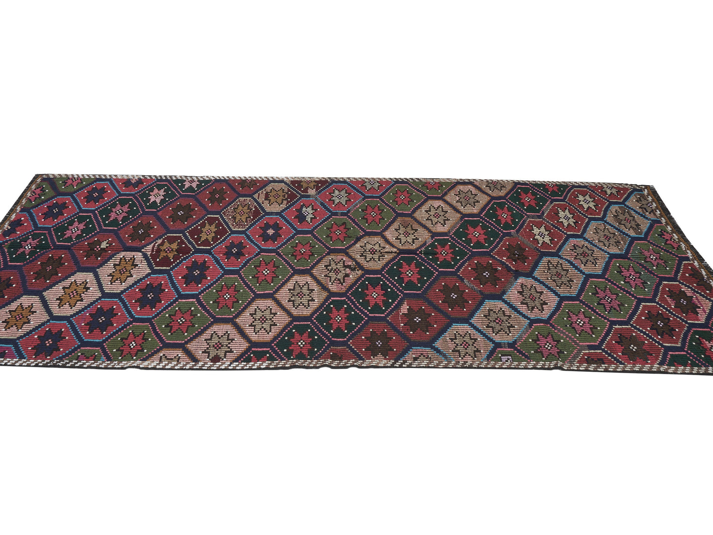 Runner Rug 4x10, Vintage Runner, Turkish Runner, Handmade Runner Rug, Oushak Runner, Hallway Runner, Rug Runner, Farmhouse Decor, 12557