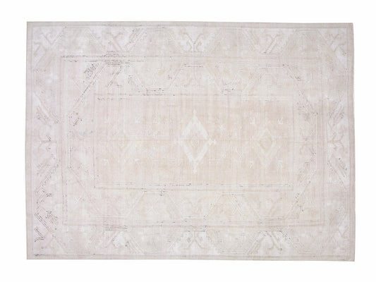 Turkish Oushak Rug, Vintage Handmade Rug, Area Muted Rug, Living Room Rug, Scandinavian Rug, Vintage Carpet, Rug 9x11, Turkey Rug, 12264