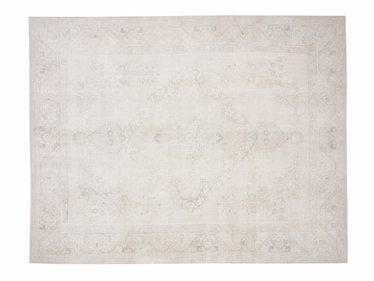 Turkish Rug, Vintage Rug, Handmade Rug, Area Rug, Neutral Rug, Bedroom Rug, Oushak Carpet, Turkey Rug, Contemporary Decor, Rug 10x12, 12266