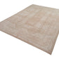 Neutral Turkish Rug, Oushak Rug 8x10, Vintage Rug Large, Muted rug, Farmhouse rug, Area rug, Bedroom rug, Beige rug 8x10, 9943