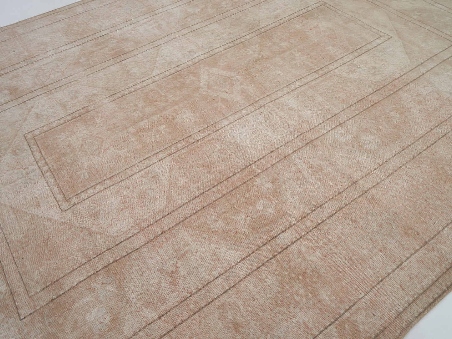Neutral Turkish Rug, Oushak Rug 8x10, Vintage Rug Large, Muted rug, Farmhouse rug, Area rug, Bedroom rug, Beige rug 8x10, 9943
