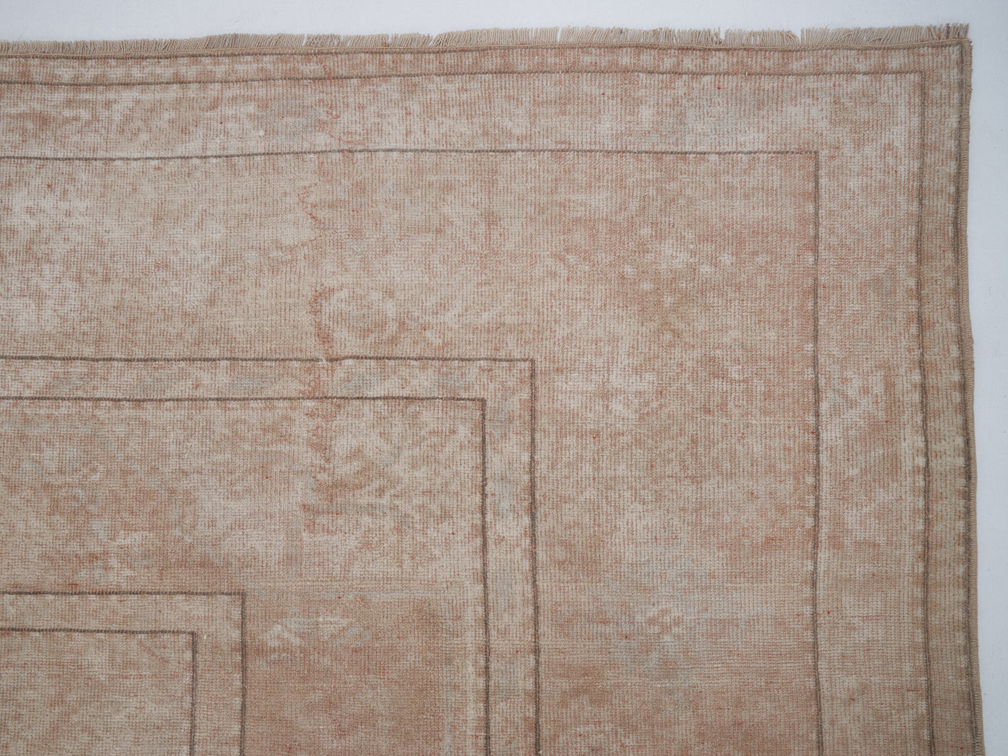 Neutral Turkish Rug, Oushak Rug 8x10, Vintage Rug Large, Muted rug, Farmhouse rug, Area rug, Bedroom rug, Beige rug 8x10, 9943