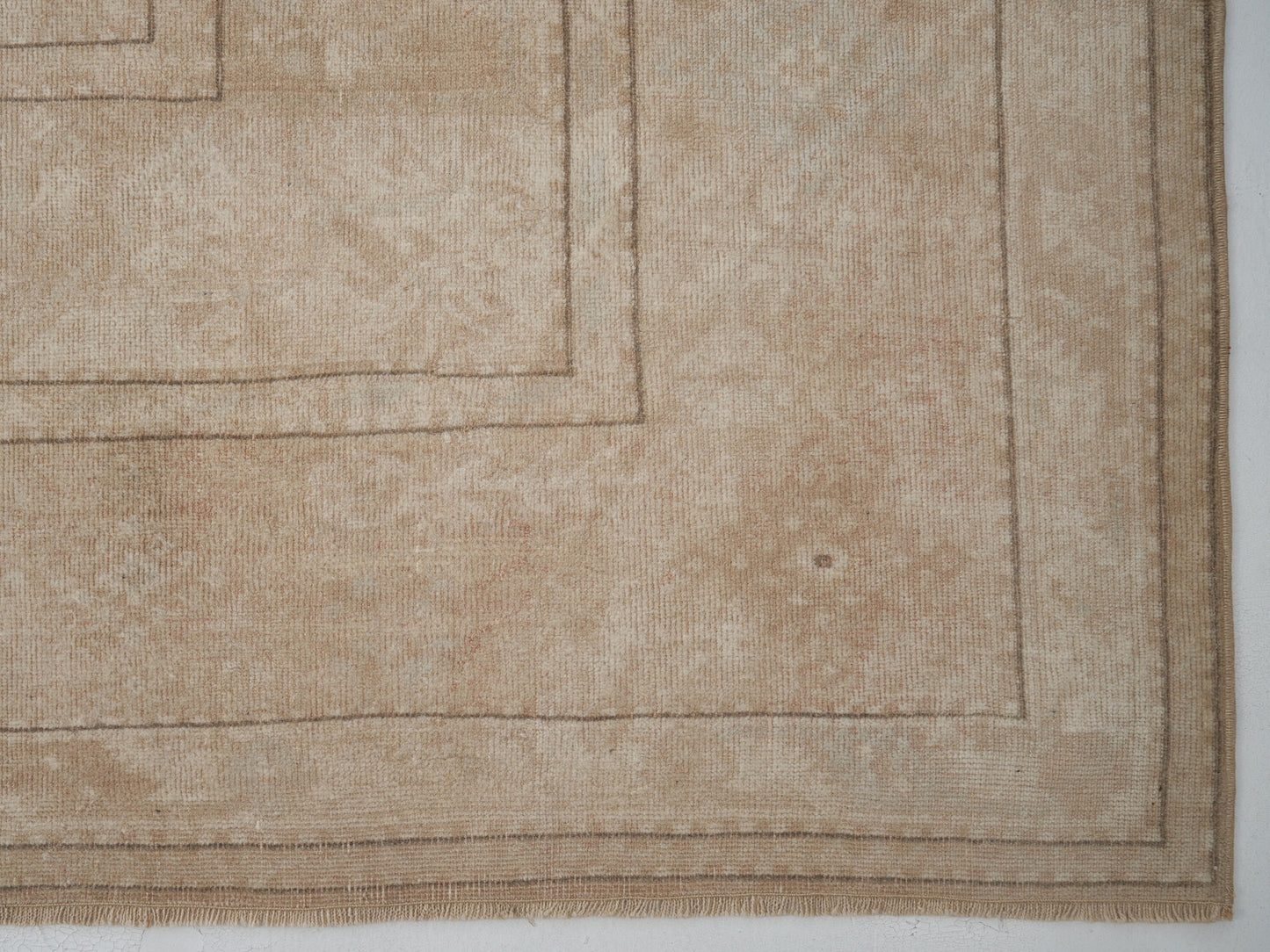 Neutral Turkish Rug, Oushak Rug 8x10, Vintage Rug Large, Muted rug, Farmhouse rug, Area rug, Bedroom rug, Beige rug 8x10, 9943