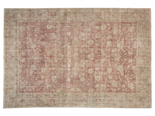 Turkish Vintage Rug, Oushak Area Rug, Large Oversize rug 8x12, Oriental rug, Antique rug, Handmade rug, Bedroom rug, Turkey rug, 9617