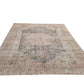Antique Turkish rug, Distressed Vintage Rug, Large Oushak Rug, Navy Blue Rug 8x11, Area Rug, Carpet rug, Oversize rug, Turkey rug, 10293