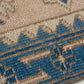 8x10 Navy Blue Turkish Rug, Oushak Turkish Vintage Rug, Anatolia Turkey Wool Rug, Geometric rug, Scandinavian rug, Handmade rug, 10028