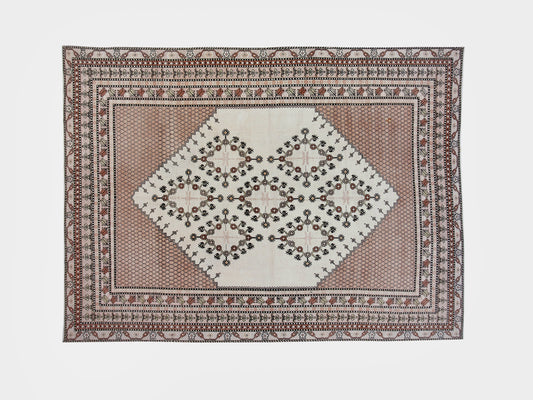 Primitive Oushak Rug, Wool Turkish rug, Anatolai Vintage rug, Large rug 8x11, High quality Turkish Rug, One of a kind rug, Turkey rug, 10425