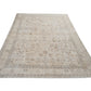 Antique Beige Turkish Carpet rug, 8x12 Oushak Vintage Area Rug, Scandinavian Neutral Rug, Faded rug, Oversize rug, Large rug 8x12, 12230