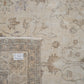 Antique Beige Turkish Carpet rug, 8x12 Oushak Vintage Area Rug, Scandinavian Neutral Rug, Faded rug, Oversize rug, Large rug 8x12, 12230