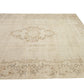 Beige rug 8x11, Turkish Vintage Oushak Rug ,Floral Rug, Pale Rug, Old Rug, Carpet Rug, Handmade Rug, Large Rug 8x11, Wool Area Rug, 6179