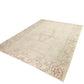 Beige rug 8x11, Turkish Vintage Oushak Rug ,Floral Rug, Pale Rug, Old Rug, Carpet Rug, Handmade Rug, Large Rug 8x11, Wool Area Rug, 6179