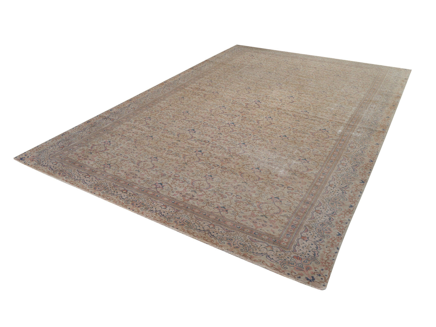 Muted Oushak Rug, Large Turkish rug, Vintage Oversize Rug, 9x12 Turkish rug, One of a kind, Anatolia rug, Made in Turkey, Antique Rug, 8760