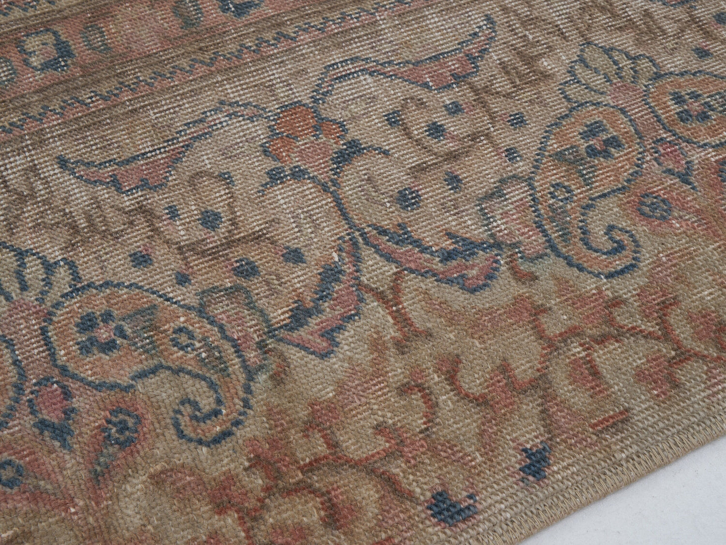Muted Oushak Rug, Large Turkish rug, Vintage Oversize Rug, 9x12 Turkish rug, One of a kind, Anatolia rug, Made in Turkey, Antique Rug, 8760