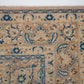 Faded Beige Blue Persian Area Large rug 10x12, Turkish Vintage Oushak Rug 10x12, Handmade Oversize Carpet rug, Turkey Anatolia rug, 8027