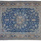 Navy Blue Oversize Persian 10x12 Carpet Rug, Large Area Vintage Turkish Rug, Scandinavian Oushak Rug, 10x12 Rug, Turkey rug, 7280
