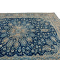 Navy Blue Oversize Persian 10x12 Carpet Rug, Large Area Vintage Turkish Rug, Scandinavian Oushak Rug, 10x12 Rug, Turkey rug, 7280