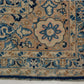 Navy Blue Oversize Persian 10x12 Carpet Rug, Large Area Vintage Turkish Rug, Scandinavian Oushak Rug, 10x12 Rug, Turkey rug, 7280