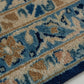 Navy Blue Oversize Persian 10x12 Carpet Rug, Large Area Vintage Turkish Rug, Scandinavian Oushak Rug, 10x12 Rug, Turkey rug, 7280