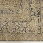 Vintage Faded Oushak Rug, Anatolia Turkish rug, Handmade Area Rug, Large rug, 8x12 Rug, Medallion Rug, Navy Blue,Beige, Living room rug,9604