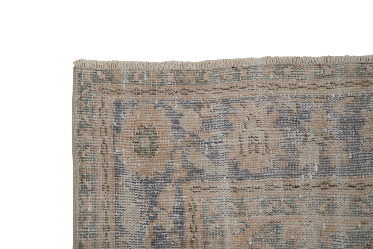 8x11 Large Turkish Faded Anatolia Vintage Neutral Oversize Area Oushak Carpet Rug, 7714