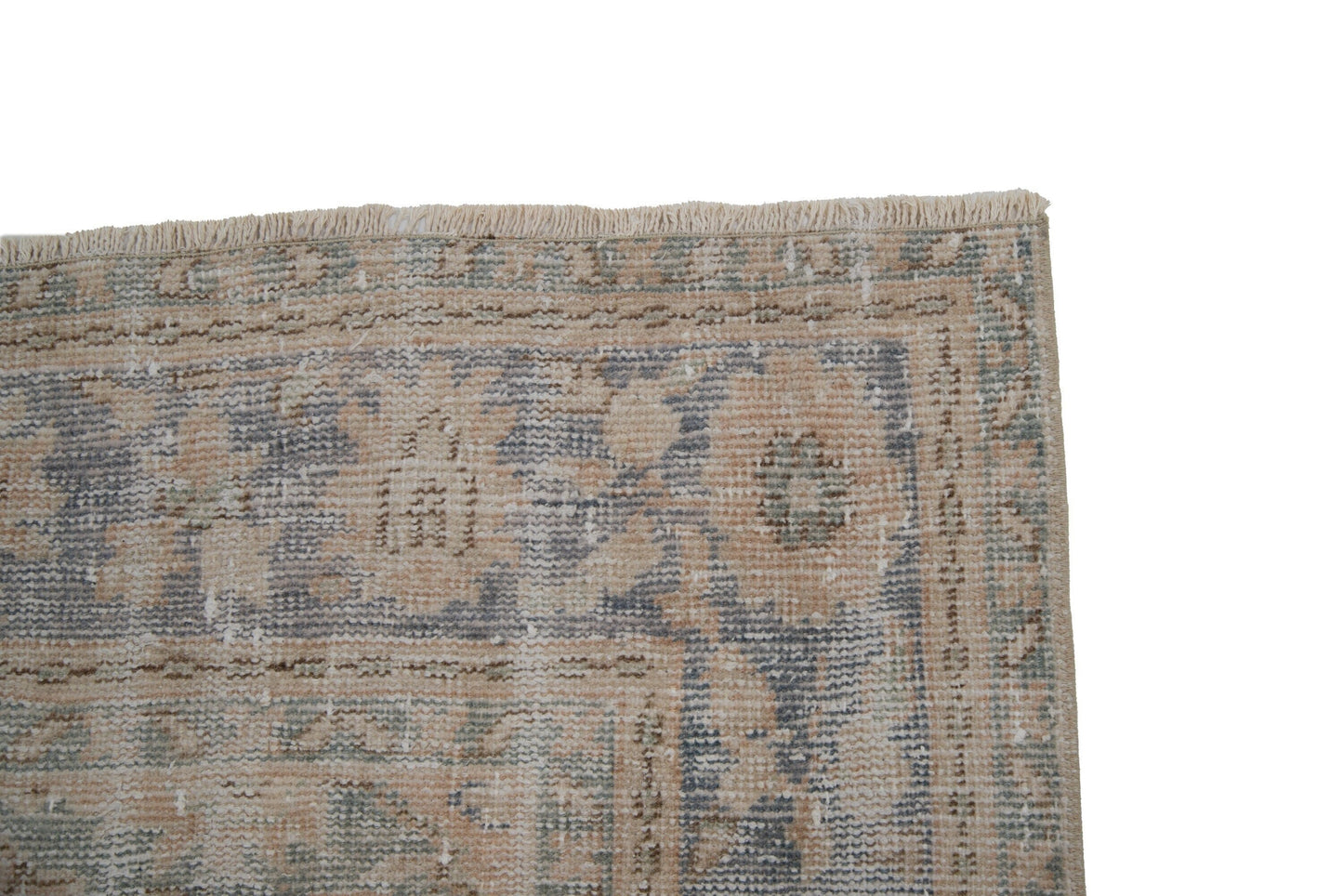 8x11 Large Turkish Faded Anatolia Vintage Neutral Oversize Area Oushak Carpet Rug, 7714