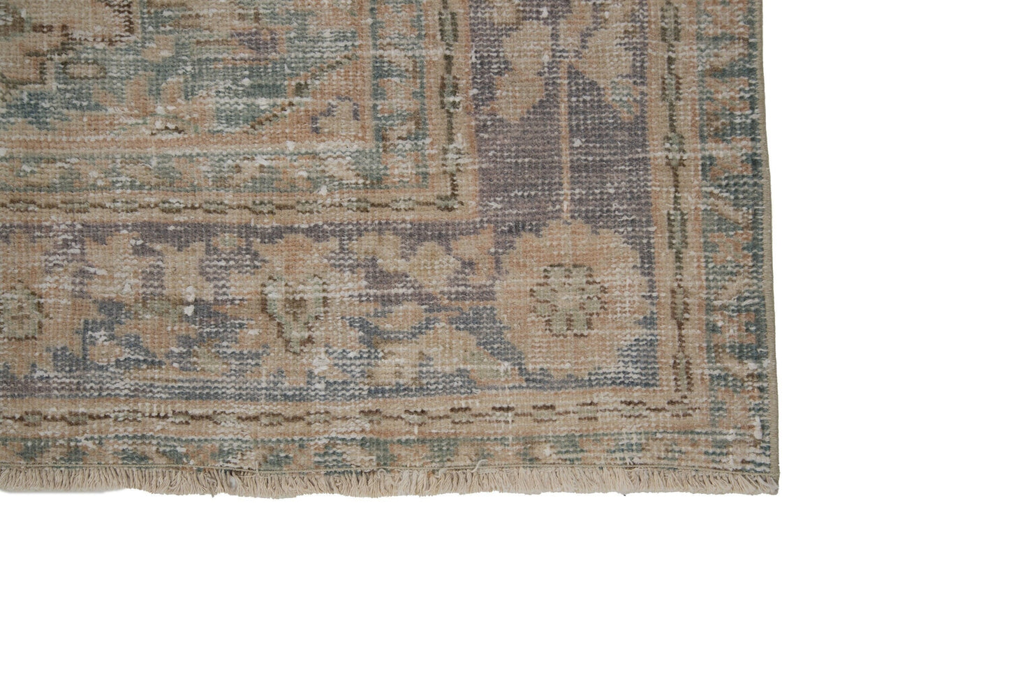 8x11 Large Turkish Faded Anatolia Vintage Neutral Oversize Area Oushak Carpet Rug, 7714