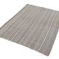 Turkish Handmade Kilim Rug, Vintage Black Striped Kilim Rug, Area Unique Kilim Rug, Kid Room Rug, Neutral Muted Rug, Kilim Rug 5x6, 12733