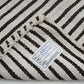 Turkish Handmade Kilim Rug, Vintage Black Striped Kilim Rug, Area Unique Kilim Rug, Kid Room Rug, Neutral Muted Rug, Kilim Rug 5x6, 12733