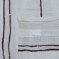 Turkish Handmade Kilim Rug, Area Striped Kilim Rug, White Hemp Kilim Rug, Neutral Unique Rug, Living Room Rug, Rug Kilim 6x10, 11507