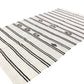 7x12 Hemp Kilim rug, Turkish kilim rug, Vintage kilim rug, Handmade ,White Striped Area rug, Entryway rug, 6709