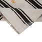 6x9 White Striped Hemp Kilim Rug, Vintage Hemp Rug, Turkish Hemp Kilim Rug, Floor Hemp Kilim Rug, Contemporary,Modern Rug,7848