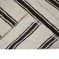 6x9 White Striped Hemp Kilim Rug, Vintage Hemp Rug, Turkish Hemp Kilim Rug, Floor Hemp Kilim Rug, Contemporary,Modern Rug,7848