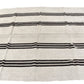 Turkish kilim, Vintage kilim,  5x7 Kilim rug, Hemp rug ,White kilim rug, Hemp kilim rug,Area rug, Black White rug, 5818