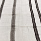Kilim Rug 5x7 Striped, Turkish Kilim Rug Organic, Neutral Vintage kilim rug, Modern kilim rug, White Hemp kilim rug, Living room,6102