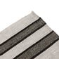 Black and White Striped Kilim Rug,Hemp Kilim Rug,Square Kilim Rug, ,Unique Rug,Organic Rug,Neutral