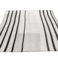 Kilim Rug ,Turkish Kilim, Vintage Kilim, Hemp Kilim ,Hemp Rug, White Black Rug ,Hemp 6x9 Kilim Rug ,Organic Hemp Rug, Floor Hemp Rug, 6809