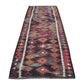 Rug Runner 4x11, Vintage Oushak Runner Rug, Handmade Antique Runner Rug, Turkish Eclectic Runner Rug, Bohemian Rug, Anatolia Rug, 11261