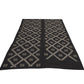 Turkish Handmade Kilim Rug, Vintage Antique Kilim Rug, Area Rustic Kilim Rug, Office Rug, Primitive Rug, Black Rug, Kilim Rug 6x9, 12570