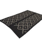 Turkish Handmade Kilim Rug, Vintage Antique Kilim Rug, Area Rustic Kilim Rug, Office Rug, Primitive Rug, Black Rug, Kilim Rug 6x9, 12570