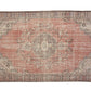 Handmade Area Rug, Vintage Oushak Rug, Turkish Eclectic Rug, Neutral Floor Rug, Bedroom Rug, Anatolia Rug, Turkish Carpet, Rug 6x9, 11551