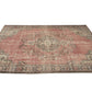 Handmade Area Rug, Vintage Oushak Rug, Turkish Eclectic Rug, Neutral Floor Rug, Bedroom Rug, Anatolia Rug, Turkish Carpet, Rug 6x9, 11551
