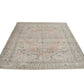 Turkish Area Rug, Vintage Handmade Rug, Oushak Antique Rug, Neutral Faded Rug, Kid Room Rug, Scandinavian Rug, Turkey Rug, Rug 6x9, 12097