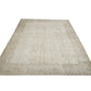 Handmade Area Rug, Turkish Vintage Rug, Oushak Antique Rug, Neutral Faded Rug, Living Room Rug, Vintage Carpet, Office Rug, Rug 7x10, 12061