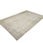 Handmade Area Rug, Turkish Vintage Rug, Oushak Antique Rug, Neutral Faded Rug, Living Room Rug, Vintage Carpet, Office Rug, Rug 7x10, 12061