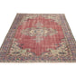 Oushak Vintage Rug, Turkish Handmade Antique Rug, Area Eclectic Rug, Kid Room Rug, Anatolia Rug, Bohemian Rug, Turkey Rug, Rug 6x9, 12146