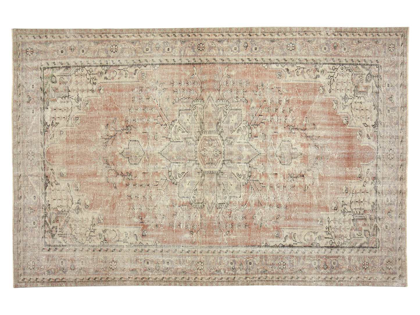 Rug 6x10, Turkey Rug, Oushak Rug, Area Rug, Vintage Rug, Handmade Rug, Turkish Rug, Scandinavian Rug, Turkish Carpet, Bedroom Rug, 11542