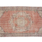 Turkish Vintage Oushak Rug, Handmade Area Antique Rug, Neutral Floor Rug, Bohemian Rug, Office Rug, Turkey Rug, Carpet Rug, Rug 5x8, 11567